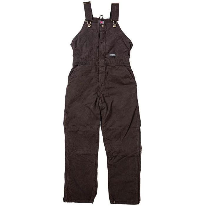 BERNE Women's Softstone Insulated Bibs, Dark Brown, Size 4XL 1 BERNE Women's Softstone Insulated Bibs, Dark Brown, Size 4XL